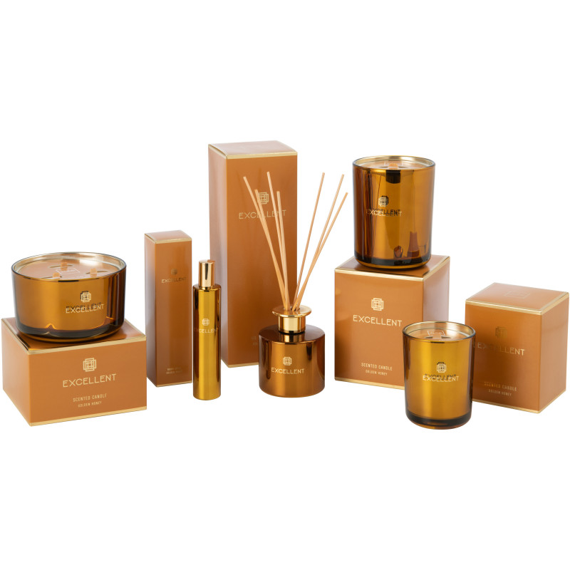 Brume parfumée d'intérieur Senteur Florale Golden Honey Excellent 50 ml en Verre Ocre - 3