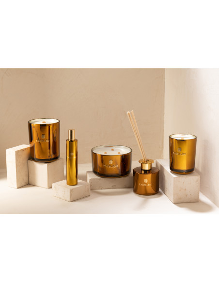 Brume parfumée d'intérieur Senteur Florale Golden Honey Excellent 50 ml en Verre Ocre - 4