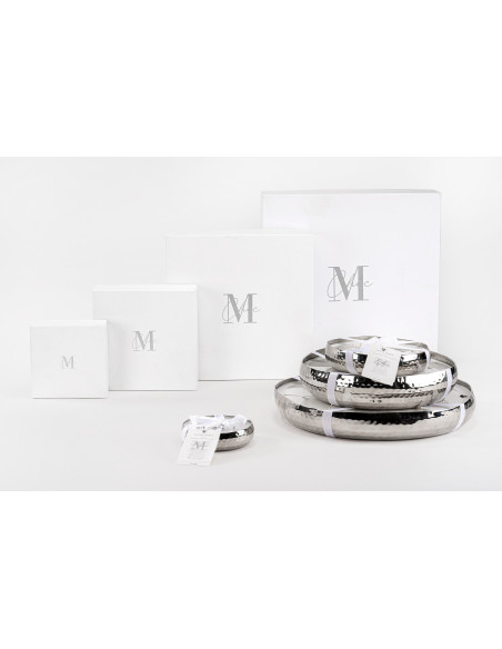 Bougie parfumée XL Acidulée 44 heures Livia Parfum Sugar Citrus avec photophore en Métal Argenté - 4