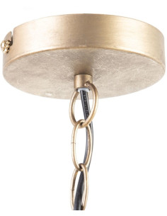 Suspension originale Plumes Diamètre 55 cm en Métal Doré Selvan - 2