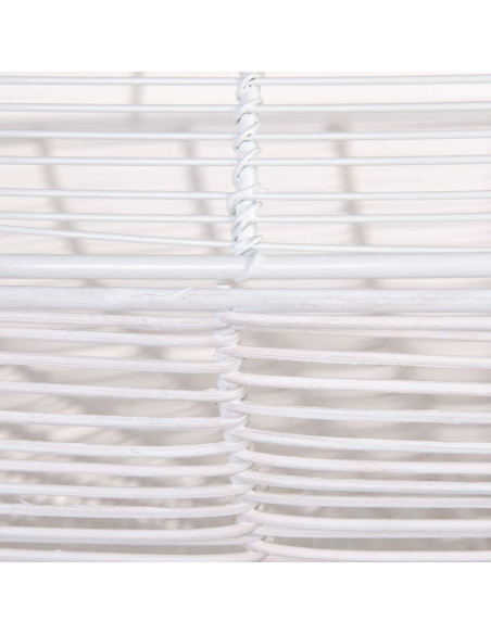 Grande suspension moderne Diamètre 80 cm en Métal Blanc Avenor - 3