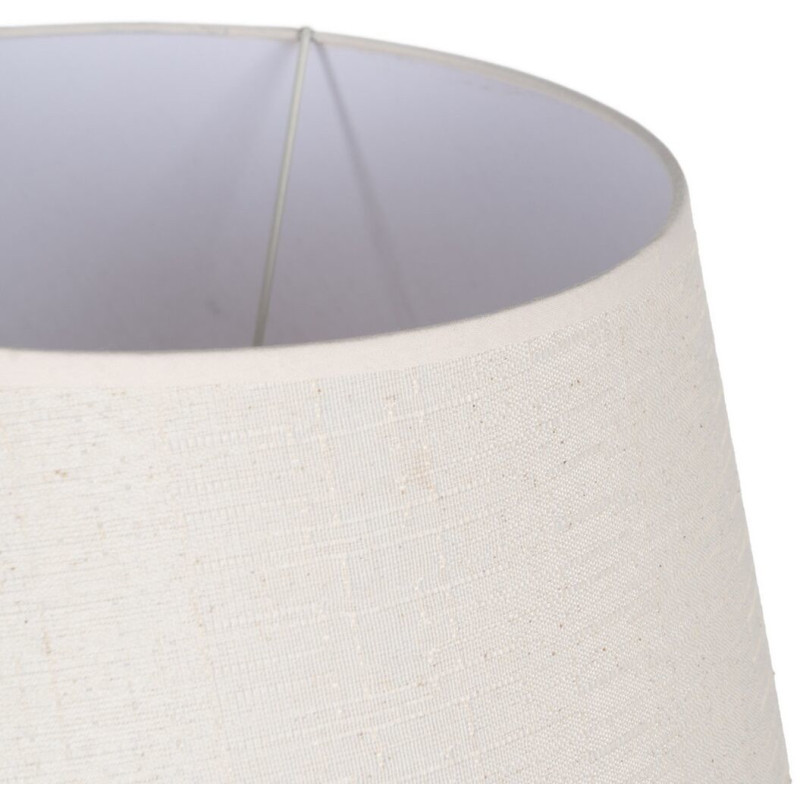 Grande lampe à poser originale Hauteur 69 cm en Fibre Naturel Lin Beige Ronira - 2