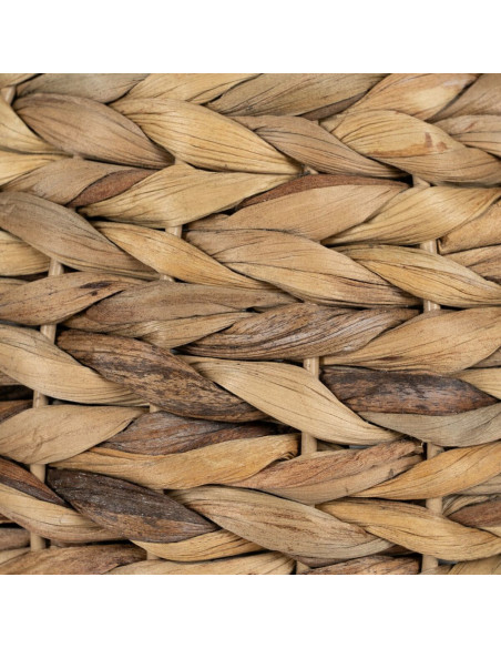 Grande lampe à poser originale Hauteur 69 cm en Fibre Naturel Lin Beige Ronira - 4