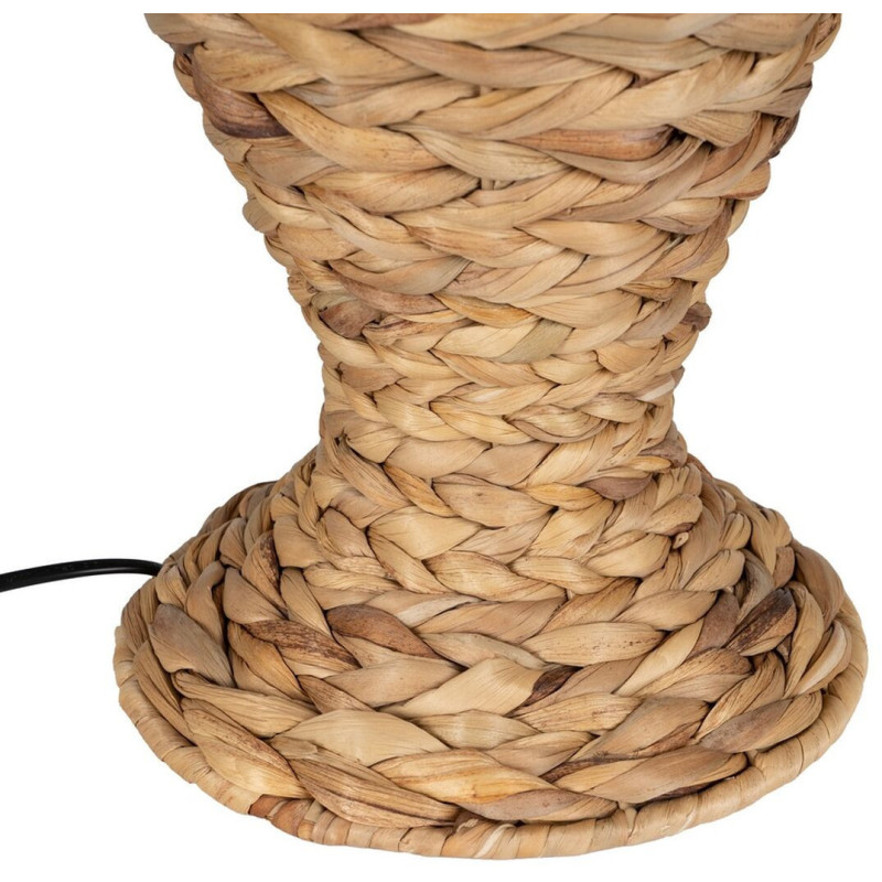 Grande lampe à poser originale Hauteur 69 cm en Fibre Naturel Lin Beige Ronira - 6