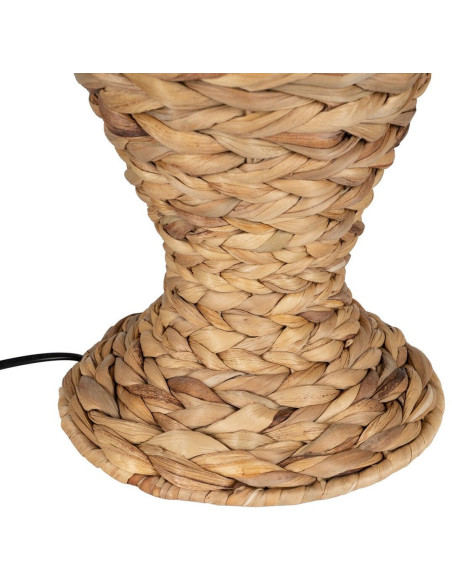 Grande lampe à poser originale Hauteur 69 cm en Fibre Naturel Lin Beige Ronira - 6