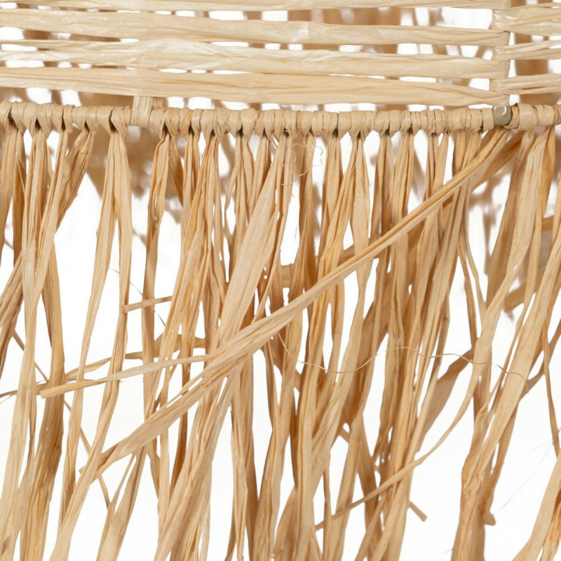 Suspension bohème Diamètre 43 cm en Raphia Naturel Avec franges Arelia - 5