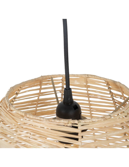 Suspension bohème Diamètre 43 cm en Raphia Naturel Avec franges Arelia - 7