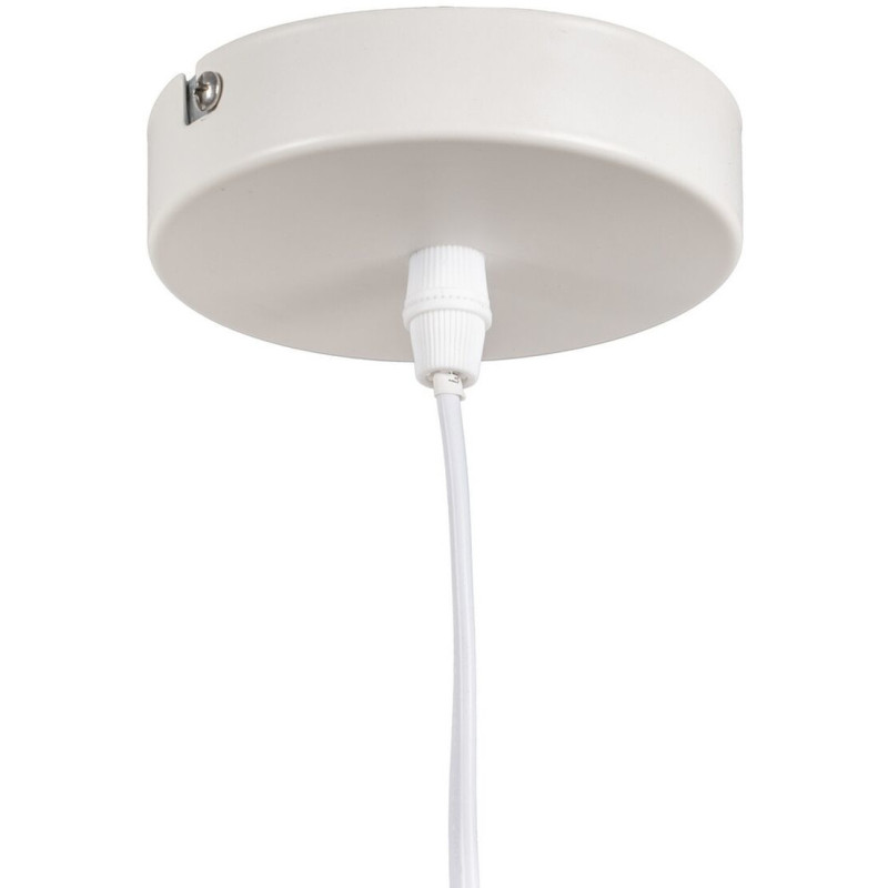 Suspension moderne Diamètre 40 cm en Plume Blanc Lorian - 7