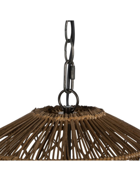 Suspension originale Perles Diamètre 47 cm en Bois Rotin Naturel Joriel - 5