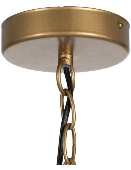 Suspension originale Perles Diamètre 39 cm en Bois Rotin Naturel Tirian - 6