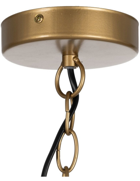 Suspension originale Perles Diamètre 47 cm en Bois Rotin Naturel Selion - 7