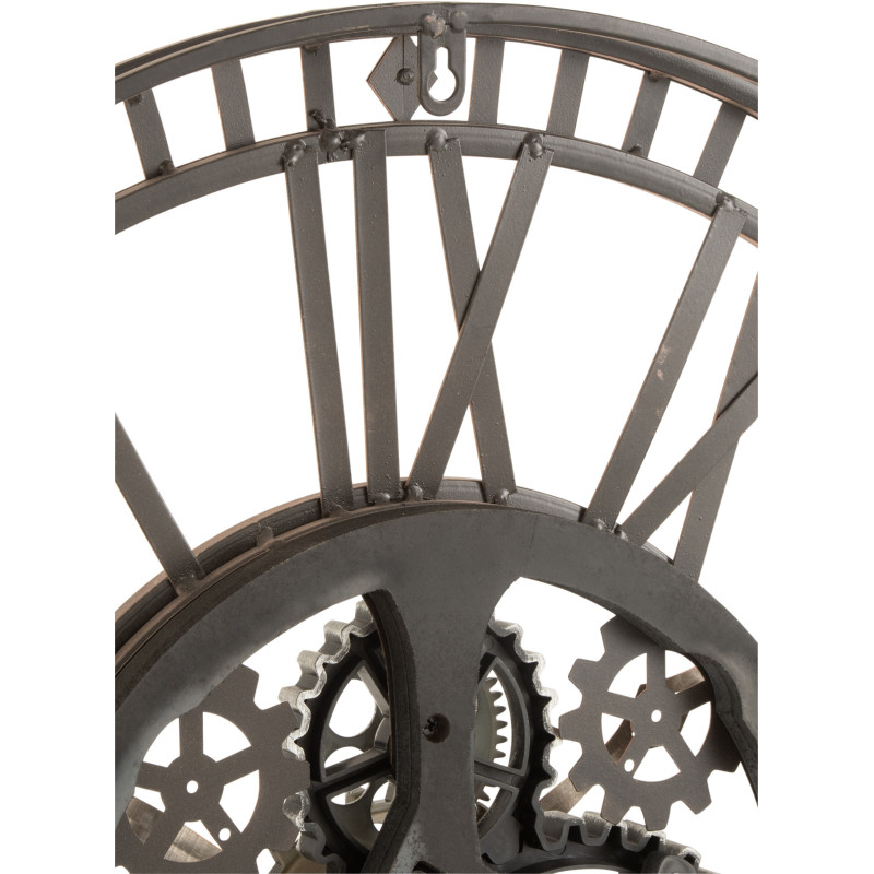 Horloge murale Ronde 60 cm Yvla en Métal Doré - 3