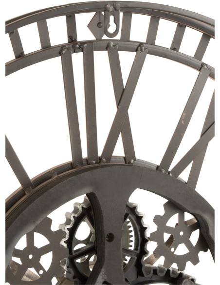 Horloge murale Ronde 60 cm Yvla en Métal Doré - 3