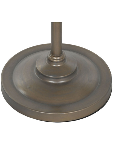 Lampadaire balinais Hauteur 156 cm en Métal Cuivré Fibre Naturel Ziren - 3