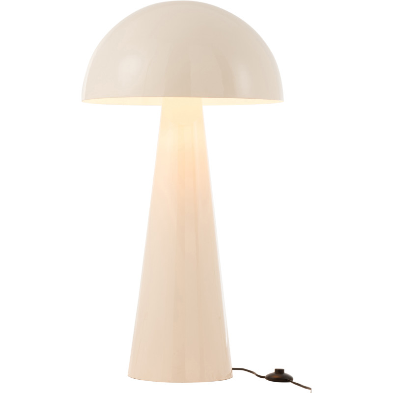 Lampe à poser au sol Champignon Mycélia 95 cm en Métal Blanc Brillant J-Line - 3