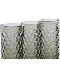 Coffret 6 coupes à champagne 150 ml en Verre Gris Vorvin - 2