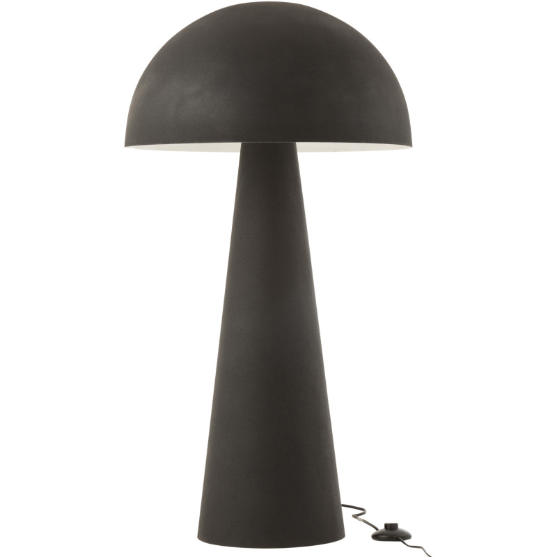 Lampe à poser au sol Champignon Mycélia 95 cm en Métal Noir Mat - 1
