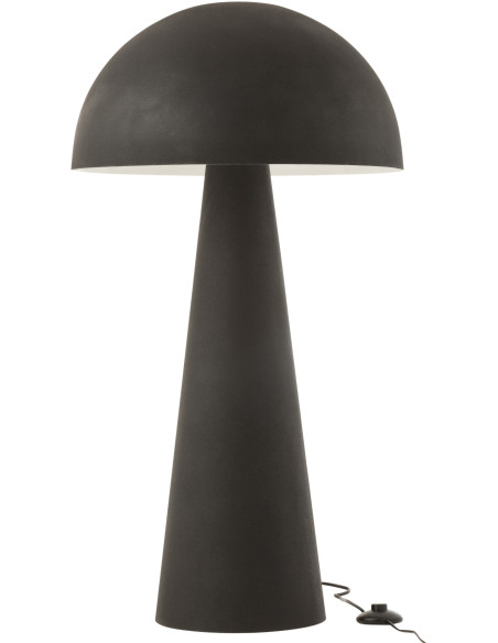 Lampe à poser au sol Champignon Mycélia 95 cm en Métal Noir Mat - 1