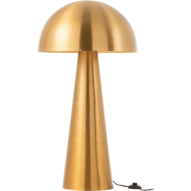 Lampe à poser au sol Champignon Mycélia 95 cm en Métal Doré Mat - 1