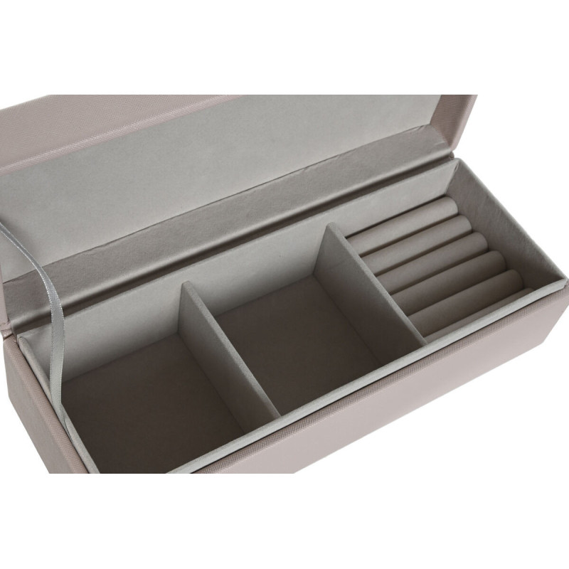 Boîte à bijoux Rectangulaire en Simili Rose clair Néalice - 2