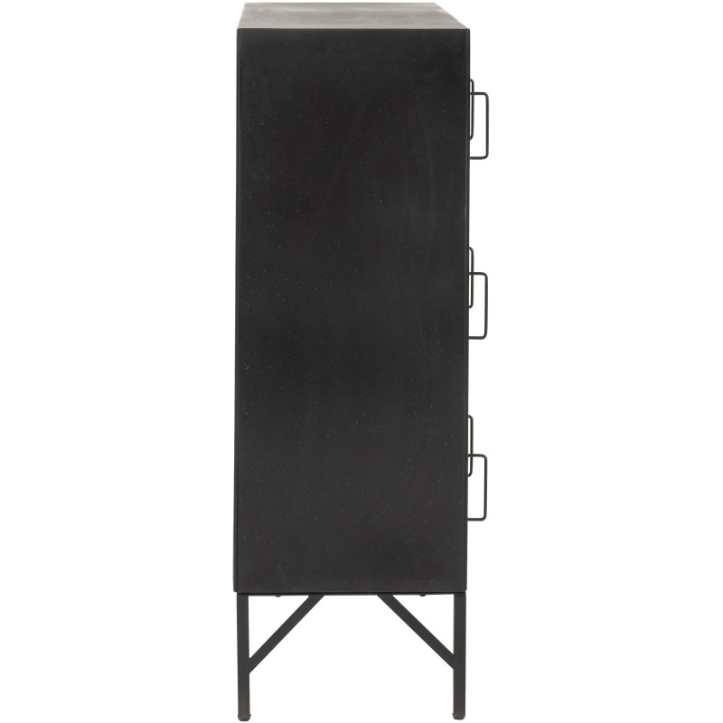 Armoire Vestiaire 9 portes Locker en Métal Noir - 3