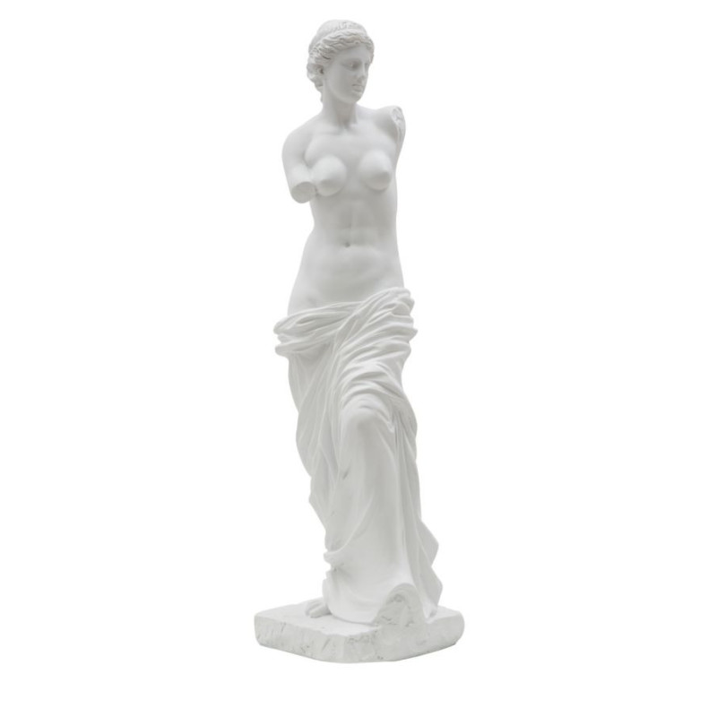 Statuette déco antique Vénus Hauteur 49 cm en Résine Blanc Melyn Mauro Ferretti - 1