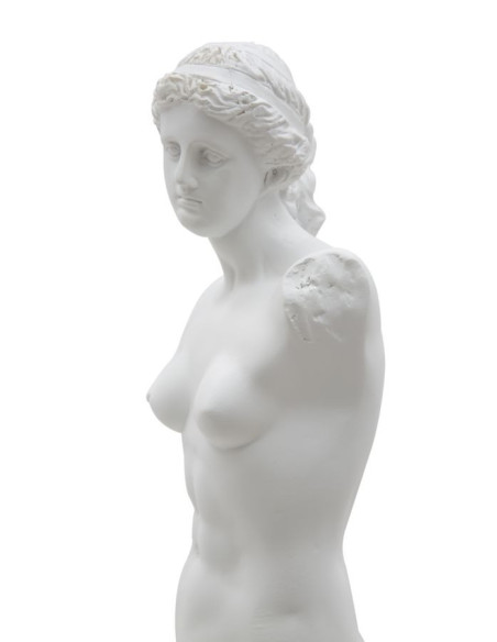 Statuette déco antique Vénus Hauteur 49 cm en Résine Blanc Melyn Mauro Ferretti - 2