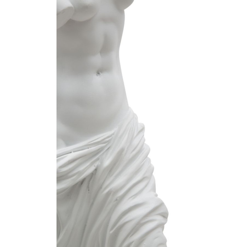 Statuette déco antique Vénus Hauteur 49 cm en Résine Blanc Melyn Mauro Ferretti - 4