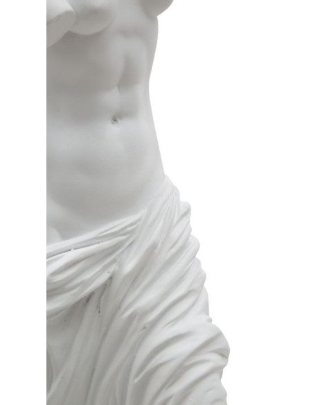 Statuette déco antique Vénus Hauteur 49 cm en Résine Blanc Melyn Mauro Ferretti - 4