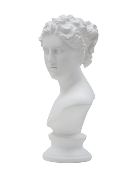 Statuette déco Buste Femme antique Hauteur 34 cm en Résine Blanc Jeyla Mauro Ferretti - 3