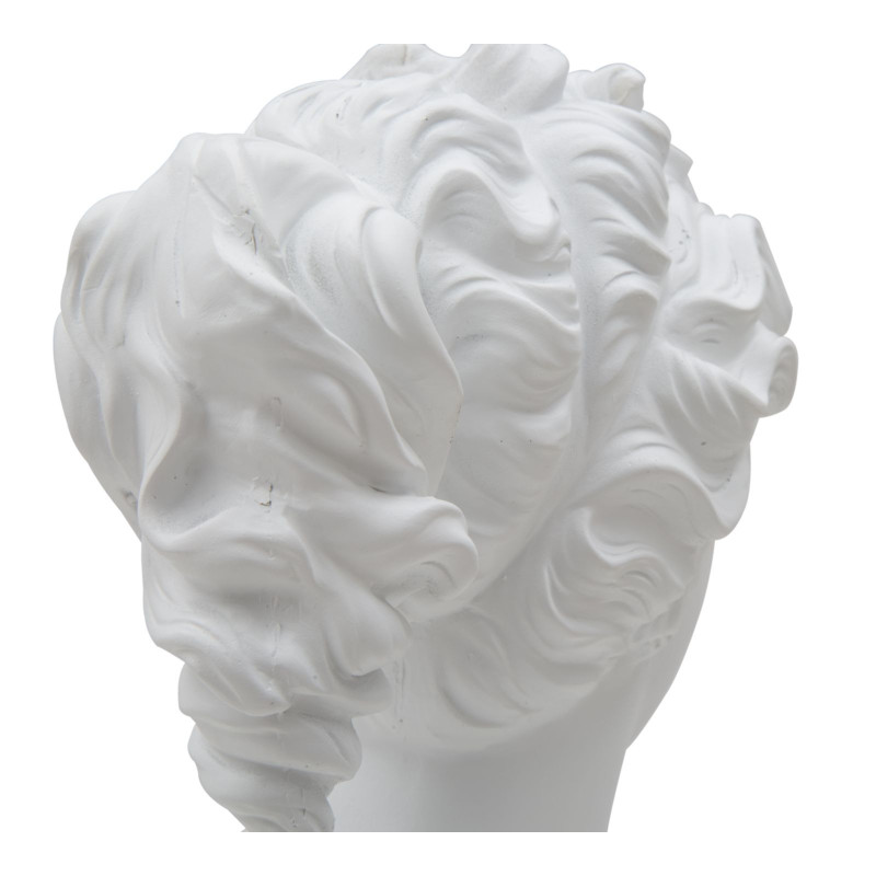 Statuette déco Buste Femme antique Hauteur 34 cm en Résine Blanc Jeyla Mauro Ferretti - 4