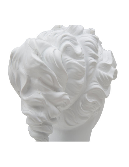 Statuette déco Buste Femme antique Hauteur 34 cm en Résine Blanc Jeyla Mauro Ferretti - 4