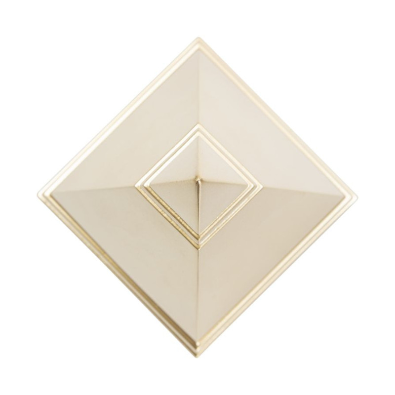Statuette déco originale Pyramide Hauteur 15 cm en Métal Doré Rilyn 