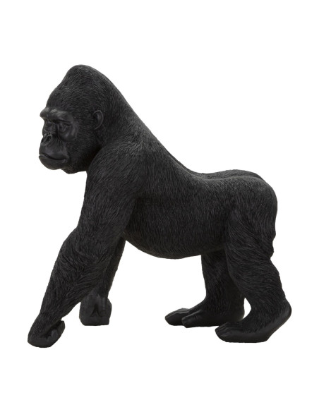 Grande Statuette déco Gorille Hauteur 37 cm en Résine Noir Delra - 2