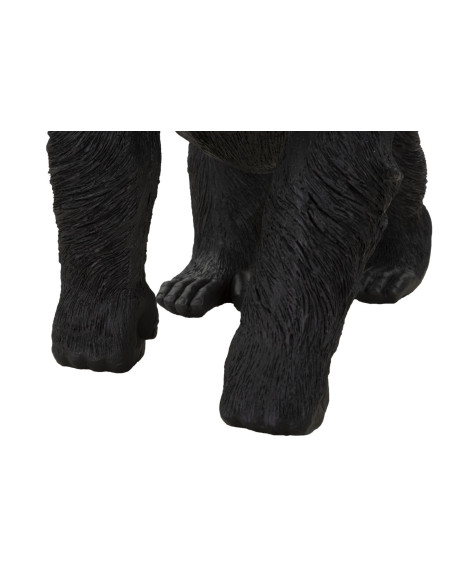 Grande Statuette déco Gorille Hauteur 37 cm en Résine Noir Delra - 7