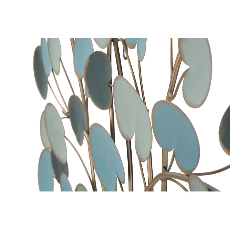 Grande Déco murale originale Arbre 89x90 en Métal Marron Vert Bleu Tyran 