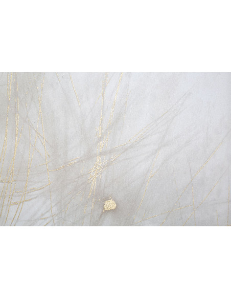 Toile murale imprimée et peinte Pissenlit Blanc Doré 80x120 Dandelion 