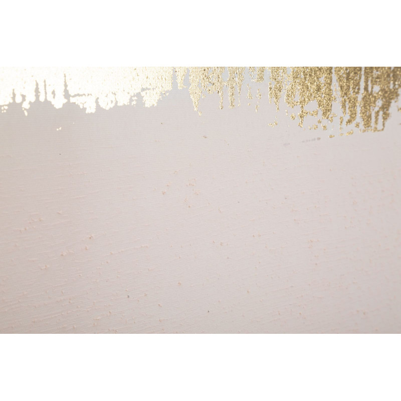 Toile murale imprimée et peinte Motif abstrait Beige Gris Doré 80x120 Soft 