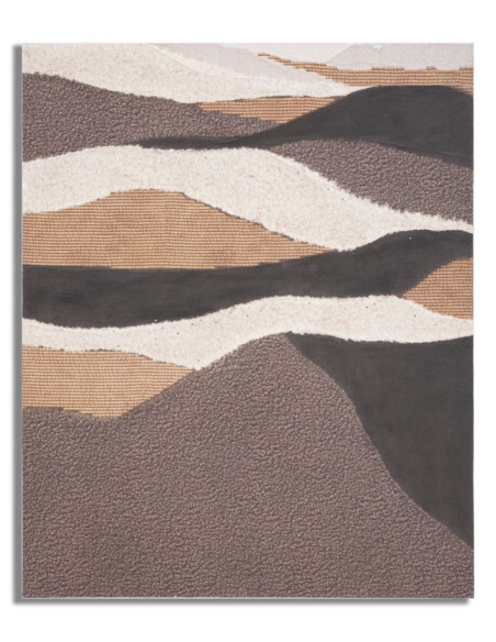 Toile murale peinte Dunes Marron Beige 80x100 Darky 