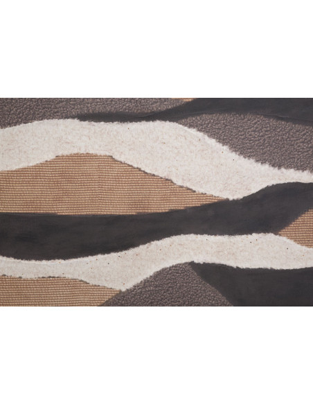 Toile murale peinte Dunes Marron Beige 80x100 Darky 