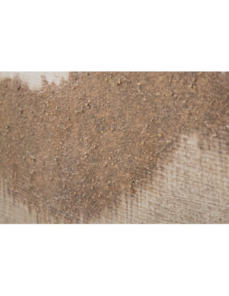Toile murale peinte Motif abstrait Marron Beige 80x100 Browny 