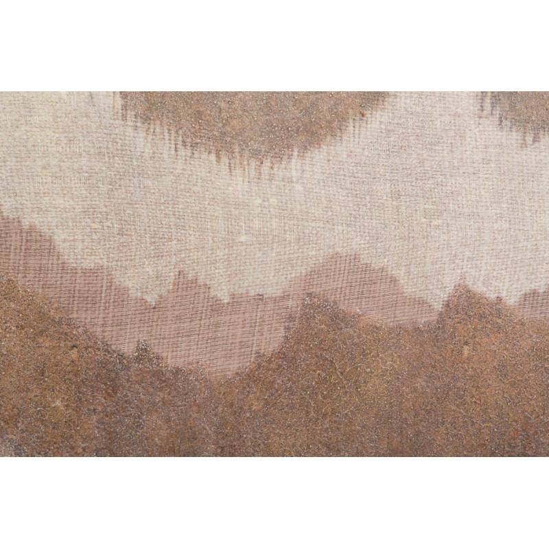Toile murale peinte Motif abstrait Marron Beige 80x100 Browny 