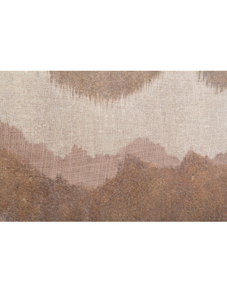 Toile murale peinte Motif abstrait Marron Beige 80x100 Browny 