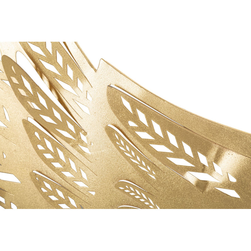 Grande Déco murale originale 2 Ailes 180x43 en Métal Doré Fylor 