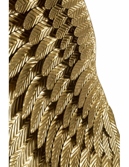 Grande Déco murale originale 2 Ailes 120x146 en Métal Doré Zilra 