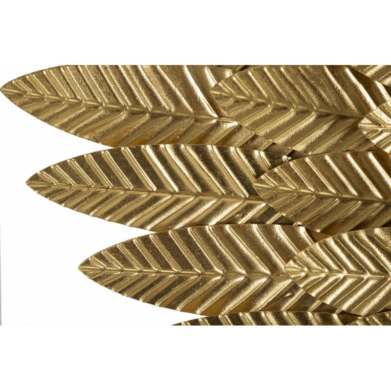 Grande Déco murale originale 2 Ailes 120x146 en Métal Doré Zilra 