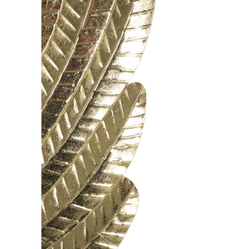 Grande Déco murale originale Ailes 120x130 en Métal Doré Nylor 