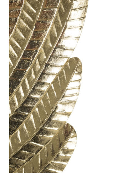 Grande Déco murale originale Ailes 120x130 en Métal Doré Nylor 