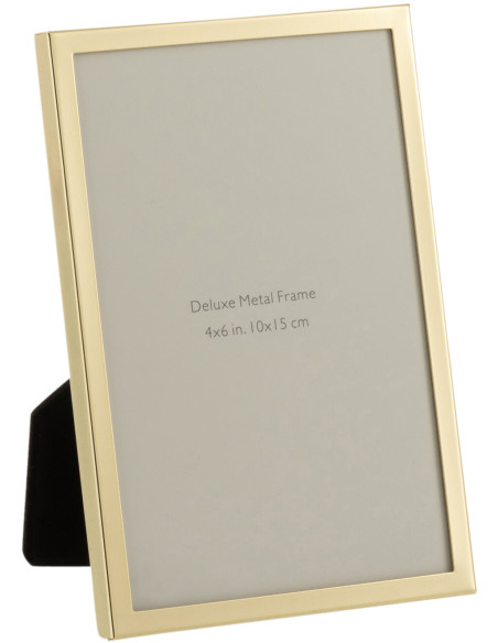 Cadre photo Bord fin Stymia en Métal Doré pour photo 10x15 - 1