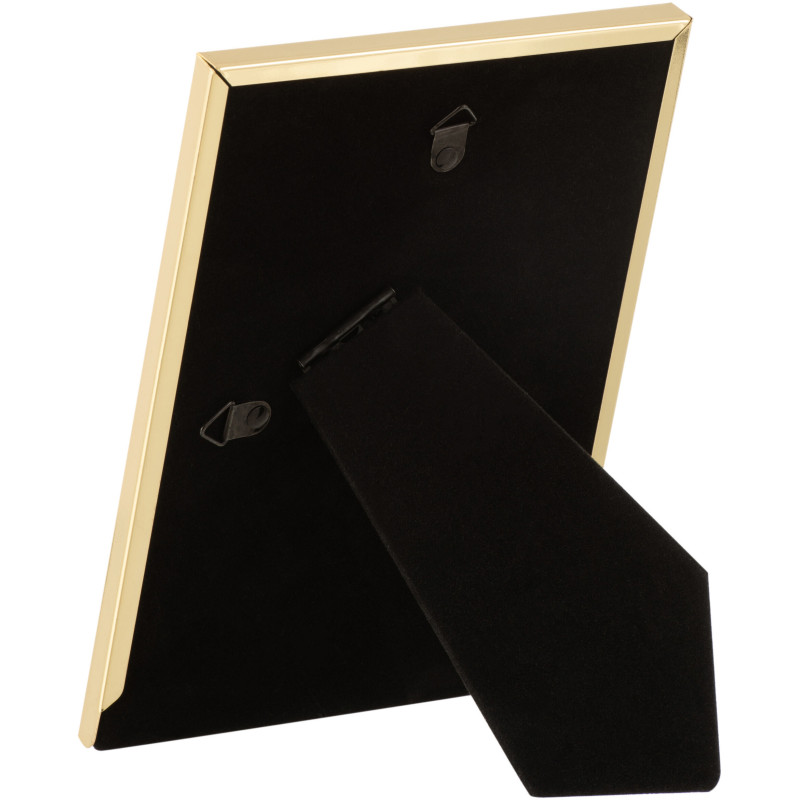 Cadre photo Bord fin Stymia en Métal Doré pour photo 13x18 - 2